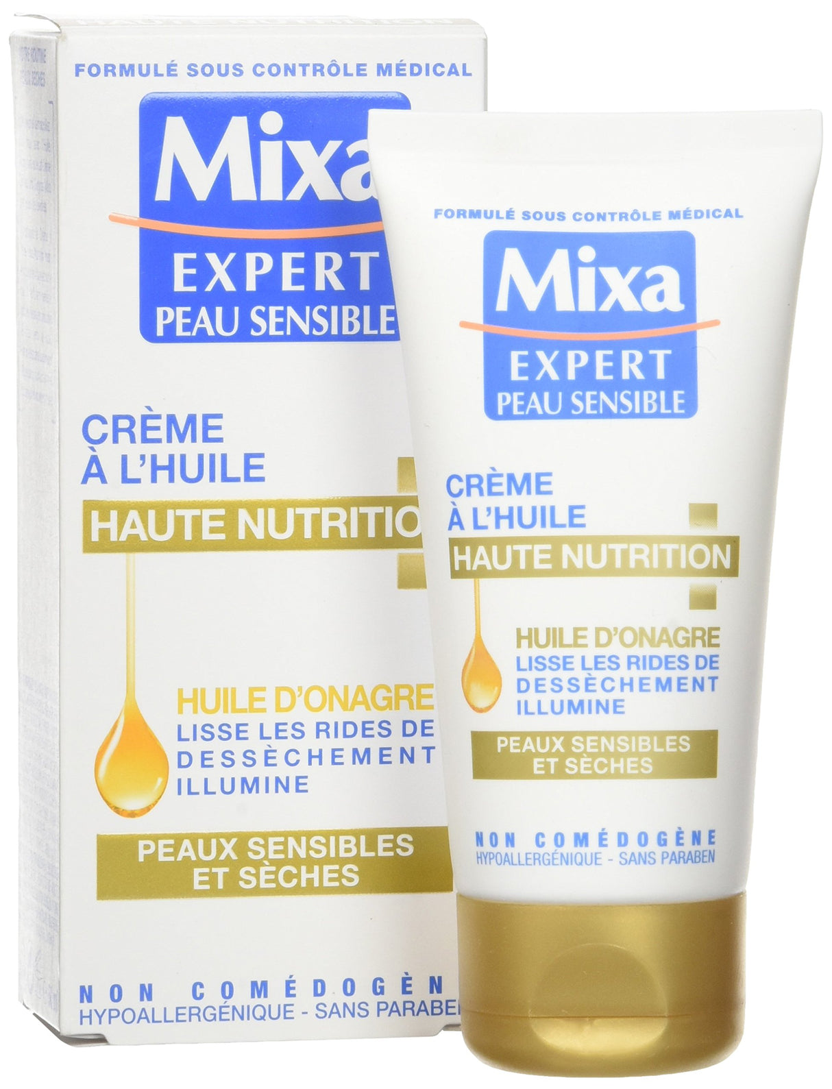 MIXA Crème Nutritive Huile d'Onagre 50 ml