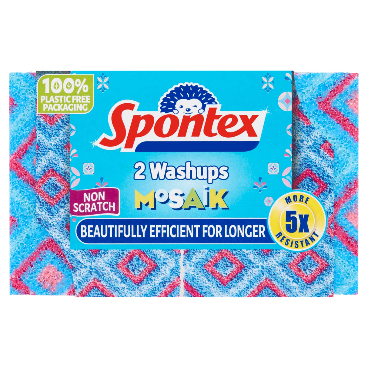 SPONTEX Éponges Grattantes Anti-rayures Lot de 2