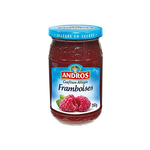 ANDROS Confiture Framboises -30% Sucres 350g