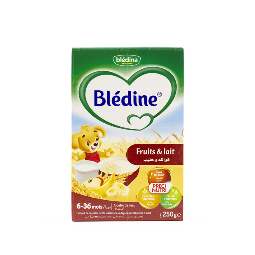 BLEDINE Céréales Lactées Fruits et Lait 250g