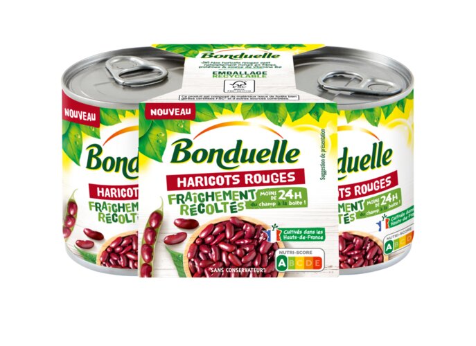 BONDUELLE Haricots Rouges Fraîchement Récoltés Lot de 2x160g