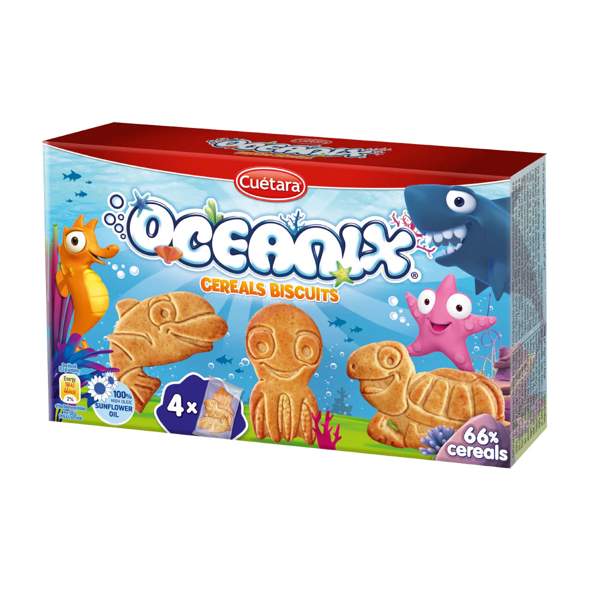 CUETARA Oceanix Biscuits aux Céréales 110g