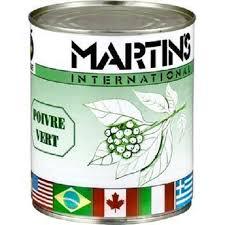 MARTIN'S Poivre Vert en Conserve 4/4