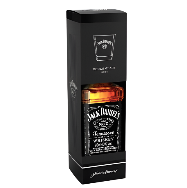 JACK DANIEL'S Coffret Whisky 70cl + 1 Verre