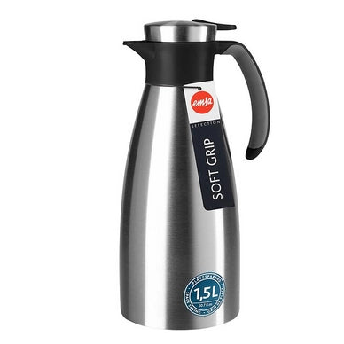 TEFAL EMSA Carafe Isotherme Soft Grip Noir 1,5L