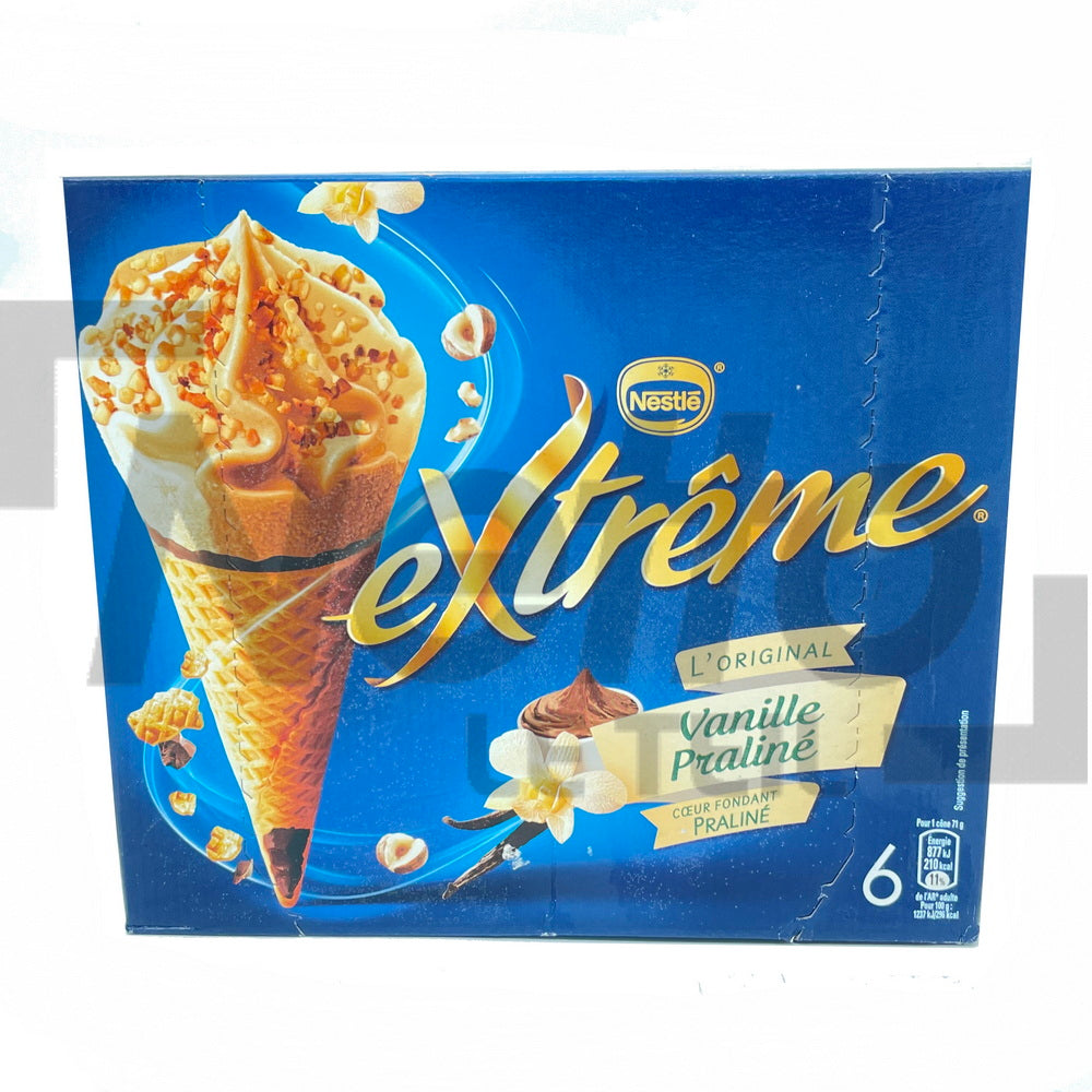 NESTLÉ Glace Extrême Vanille Pack de 6 426g