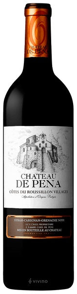 CHATEAU DE PENA Côtes du Roussillon Villages Rouge 75 cl