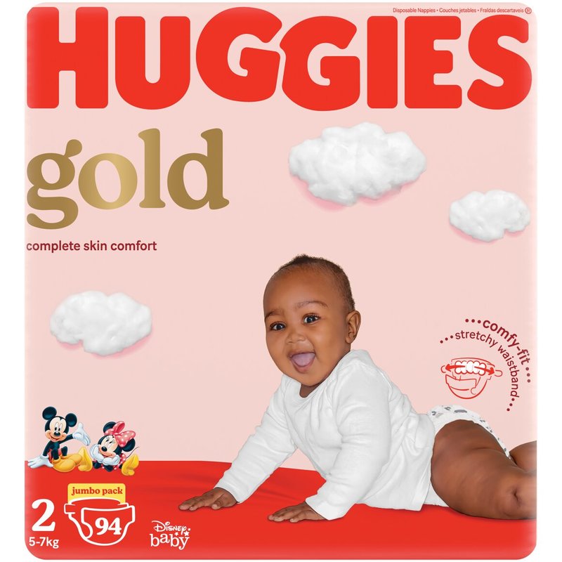 HUGGIES GOLD Couches Bébé Taille 2-3 5-7kg