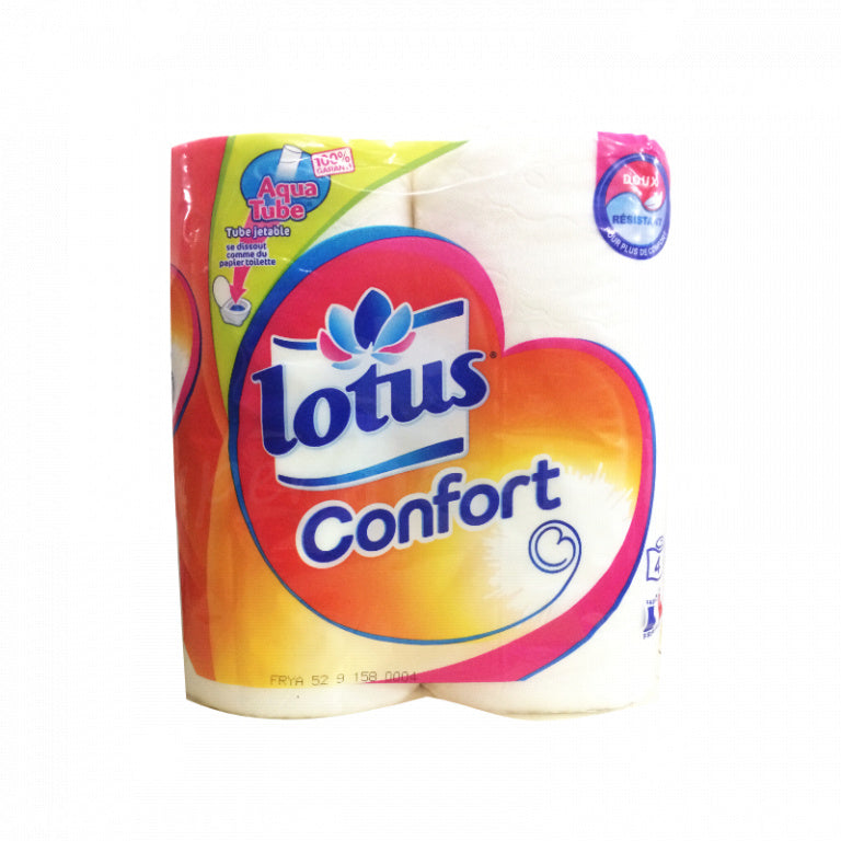 LOTUS Papier Toilette Confort Lot de 6 Rouleaux