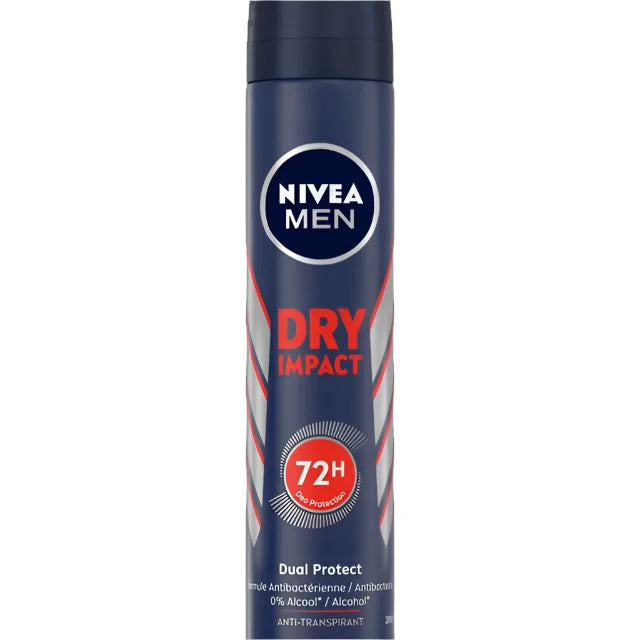 NIVEA Déodorant Dry Impact Homme 200 ml