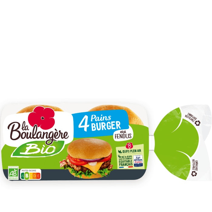 LA BOULANGÈRE Pain Burger 200g Décongelé