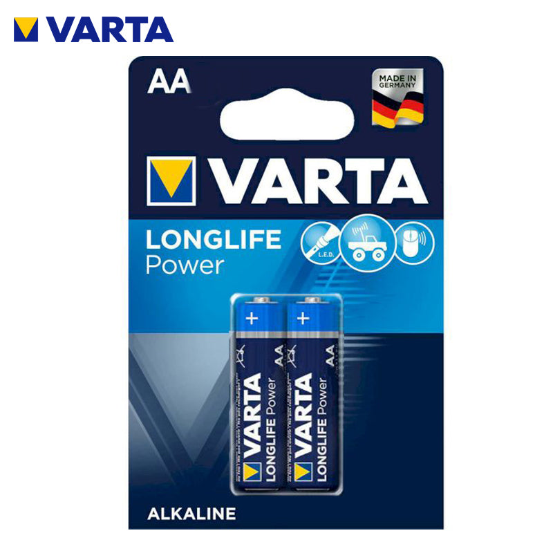 VARTA Piles Longlife AA 1.5V Alcaline Pack de 2