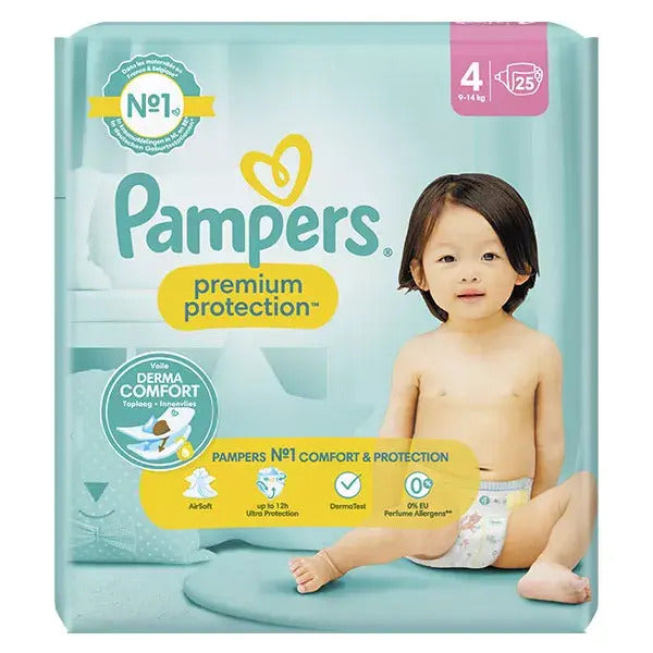 PAMPERS Premium Protection Taille 4 9-18kg Pack de 32