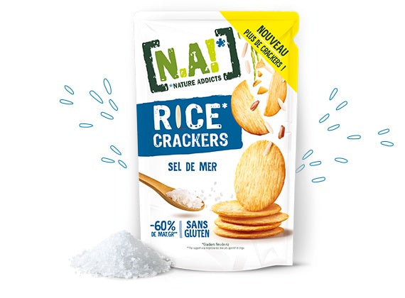 N.A! Rice Crackers Sel de Mer 85g