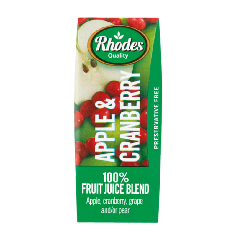 RHODES Jus Pomme-Cranberry 200ml