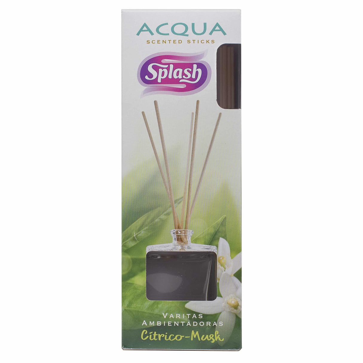 SPLASH Désodorisant Sticks Aqua Citrique Musc 65 ml