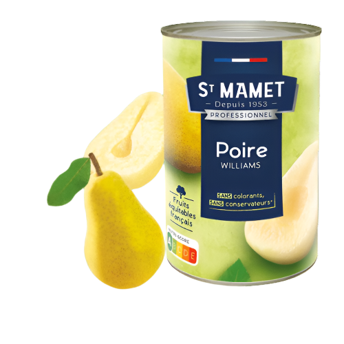 ST MAMET Poires Williams Demi-Fruits 5/1