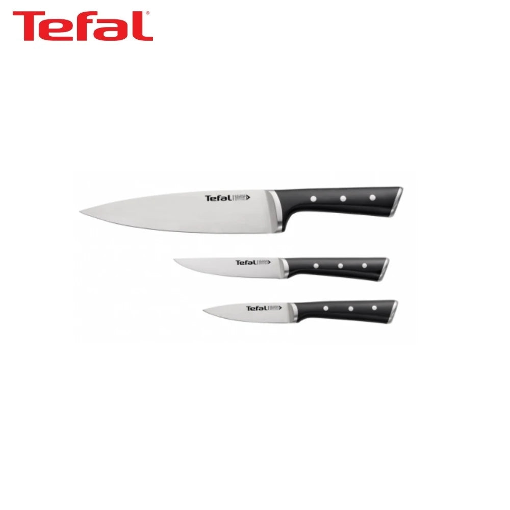 TEFAL Ice Force Set 3 Couteaux K2323S74