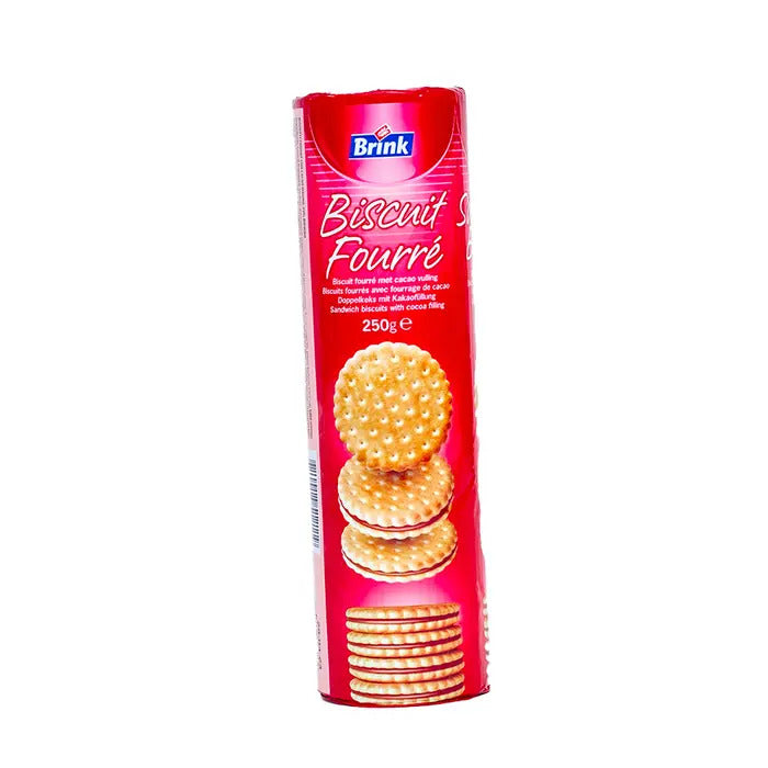 BRINK Biscuit Fourré Tout Chocolat 250g