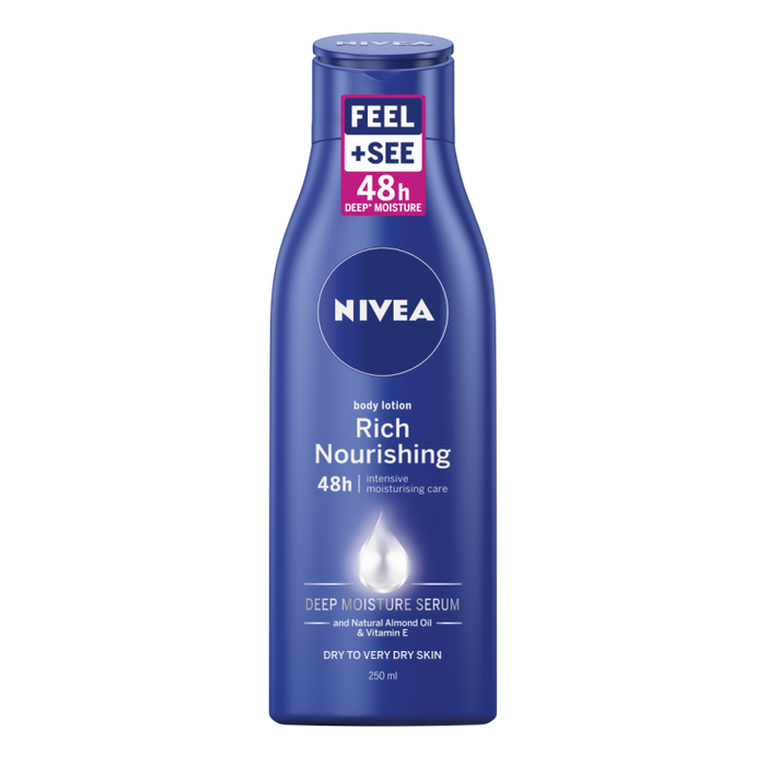 NIVEA Body Lait Nourrissant pour Femme 250 ml