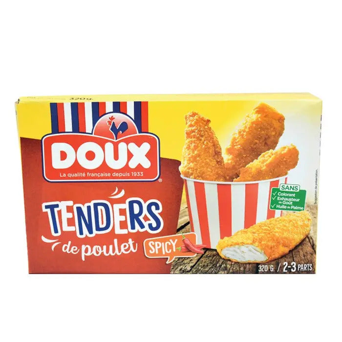 DOUX Tenders de Poulet Panés Épicés 320 g