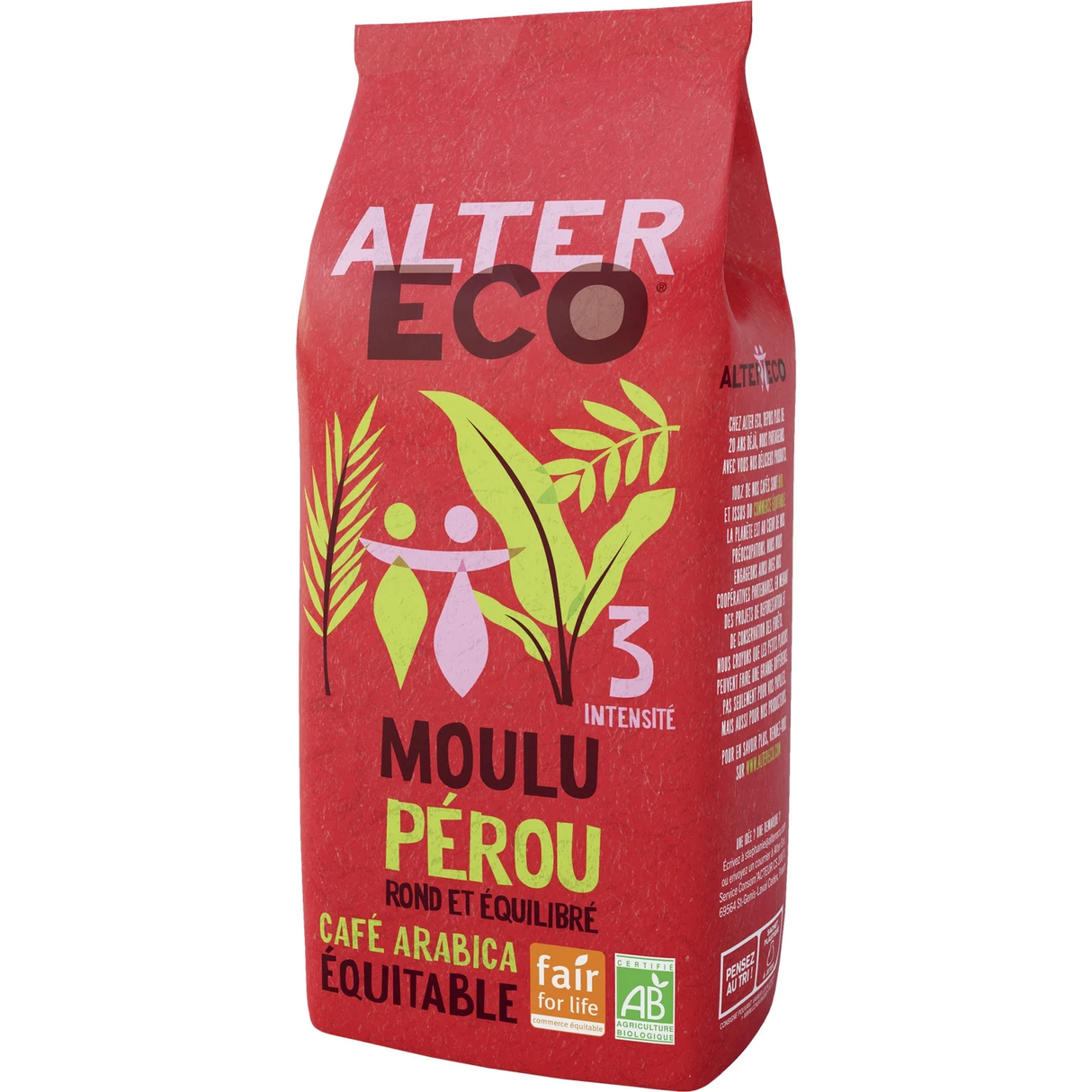 ALTER ECO Café Pur Arabica Pérou 260 g