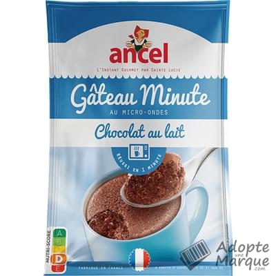 ANCEL Préparation Gâteau Minute Chocolat au Lait 70g