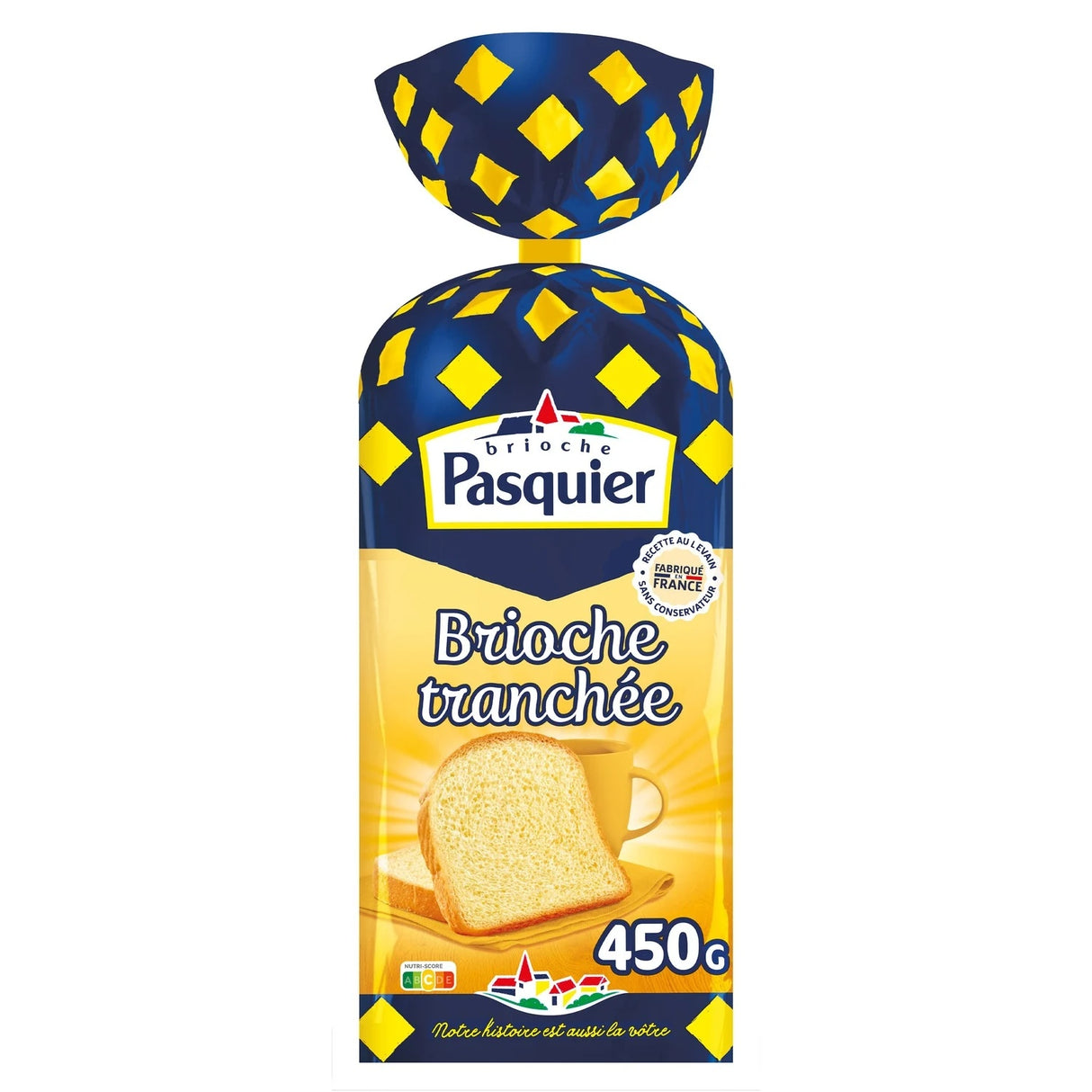 PASQUIER Brioche Tranchée 450g Décongelé