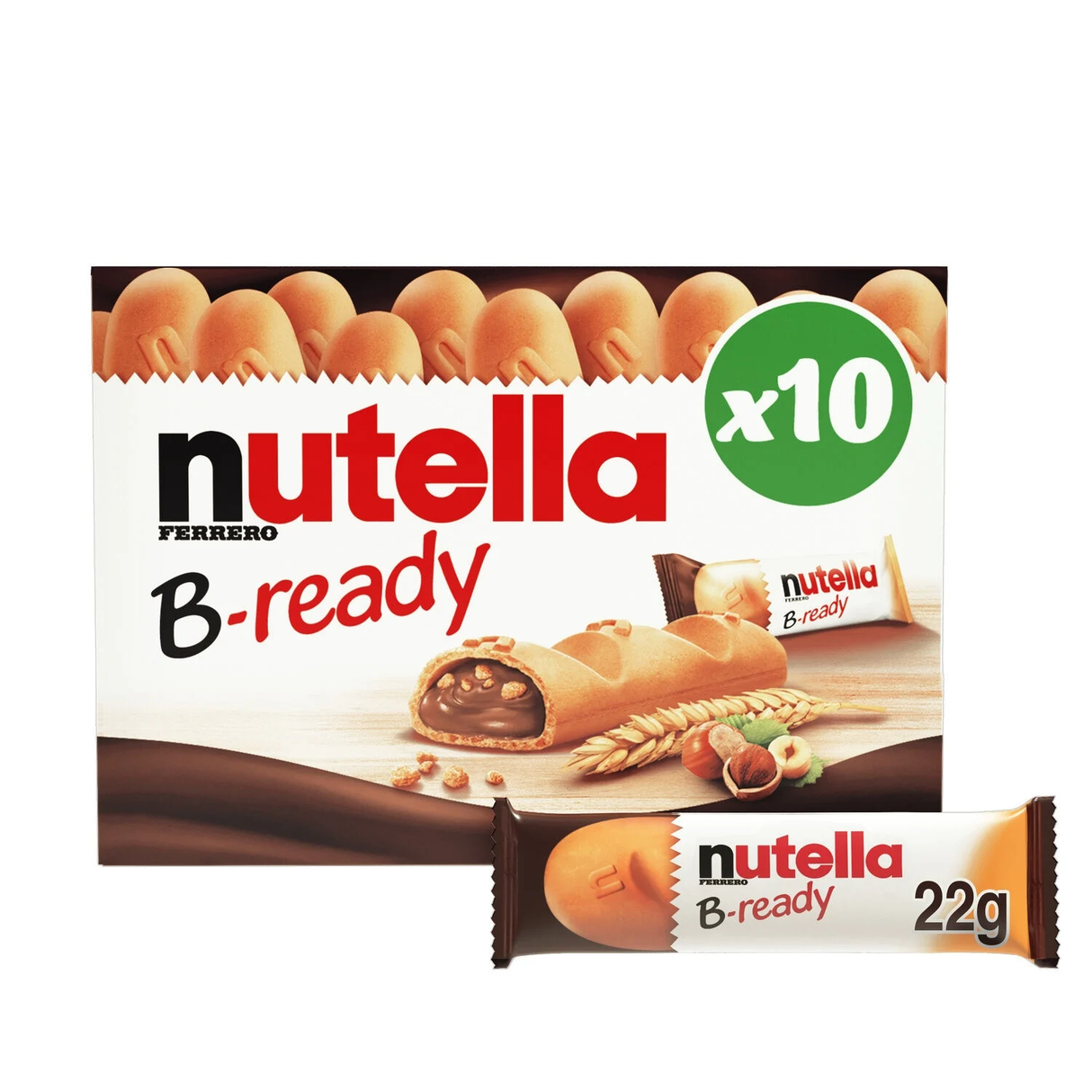 NUTELLA B-Ready Pack de 10 220 g