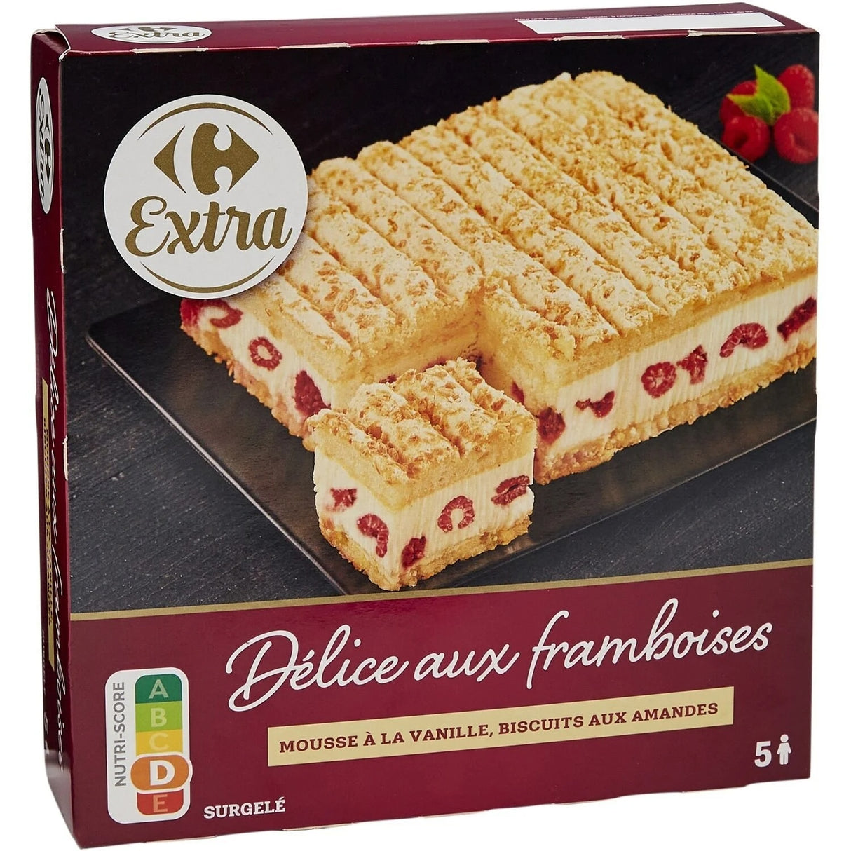 CARREFOUR Délices aux Framboises 390 g