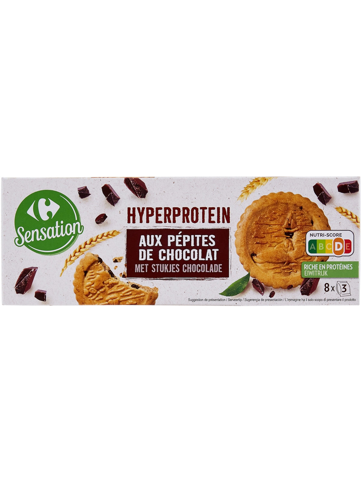 CARREFOUR Biscuits 4 Céréales aux Pépites de Chocolat 200g