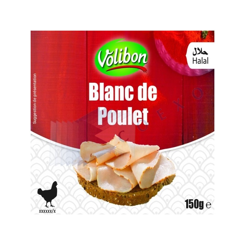 VOLYS Filet de Poulet Cuit Tranché 150g