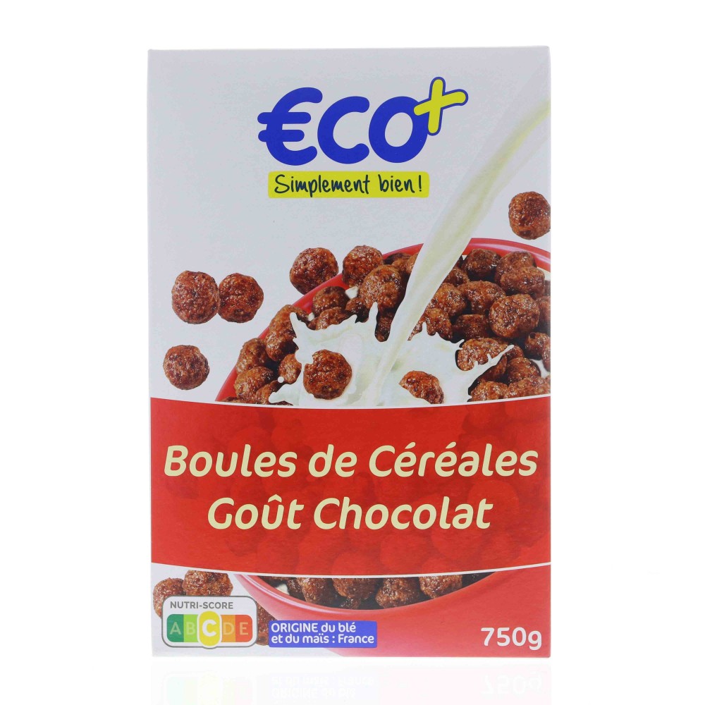 PETIT PRIX Céréales Boules au Chocolat 750 g