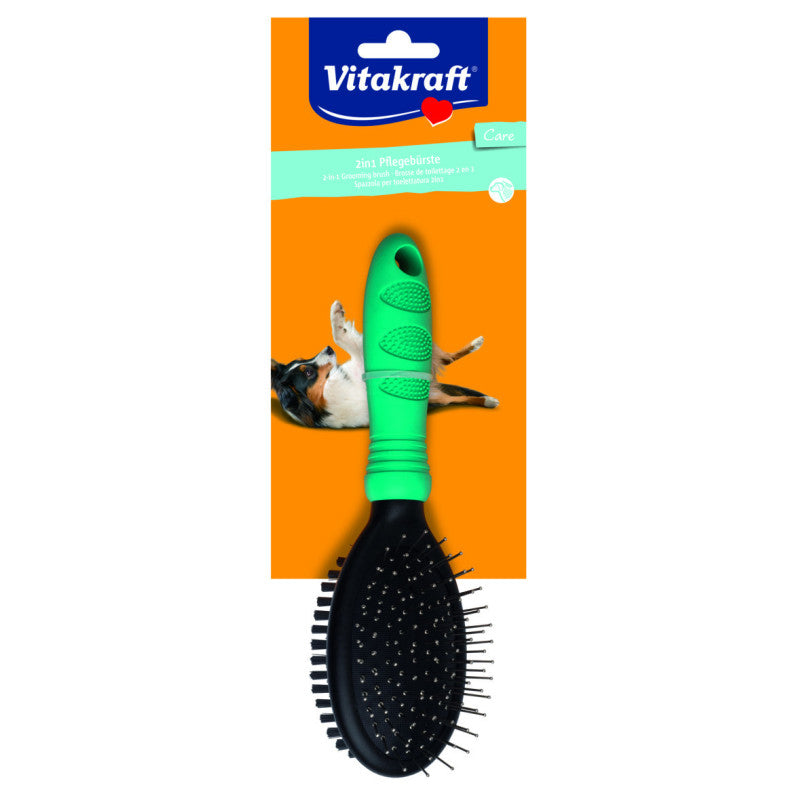 VITAKRAFT Brosse Ovale Double Face Chien