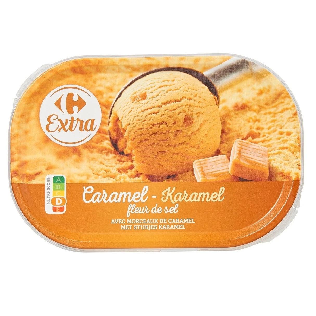 CARREFOUR Crème Glacée Caramel Fleur de Sel 500 g