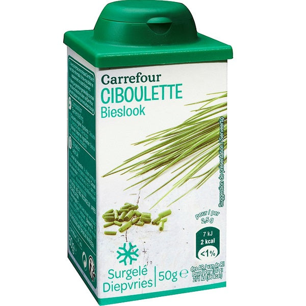 CARREFOUR Ciboulette Surgelée en Boîte 50 g