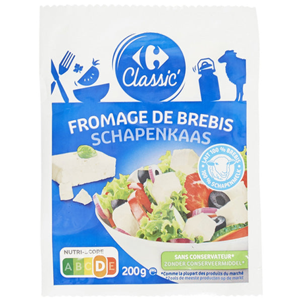 CARREFOUR Fromage de Brebis en Tranches 200g