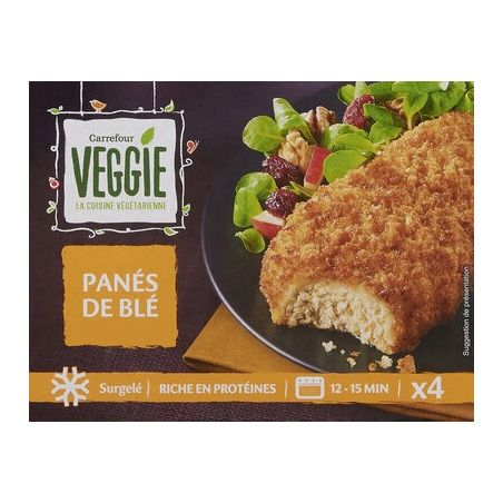 CARREFOUR Escalopes Panées au Blé 400 g