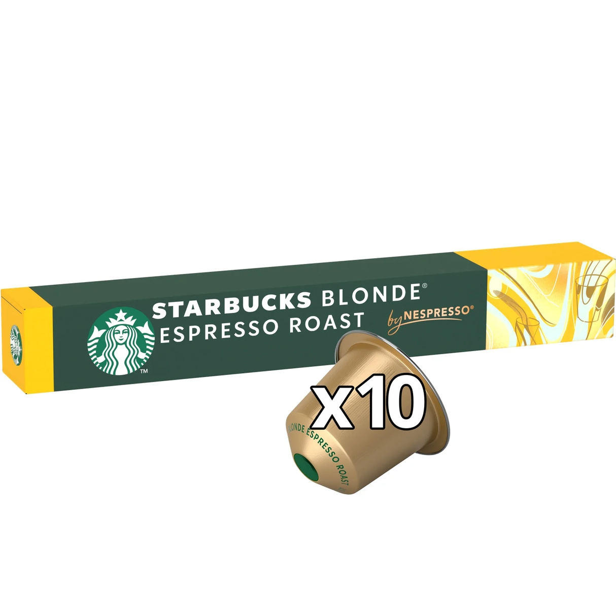 STARBUCKS by NESPRESSO Blonde Espresso Pack de 10 Capsules 50 g