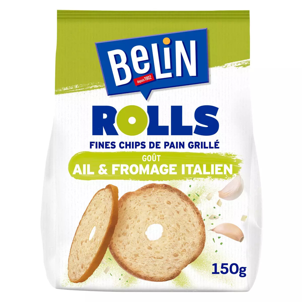 BELIN Rolls Fromage Italien & Ail 150g