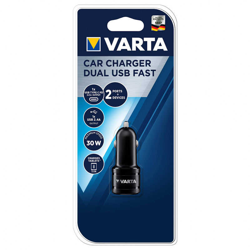 VARTA Chargeur Voiture 2 USB