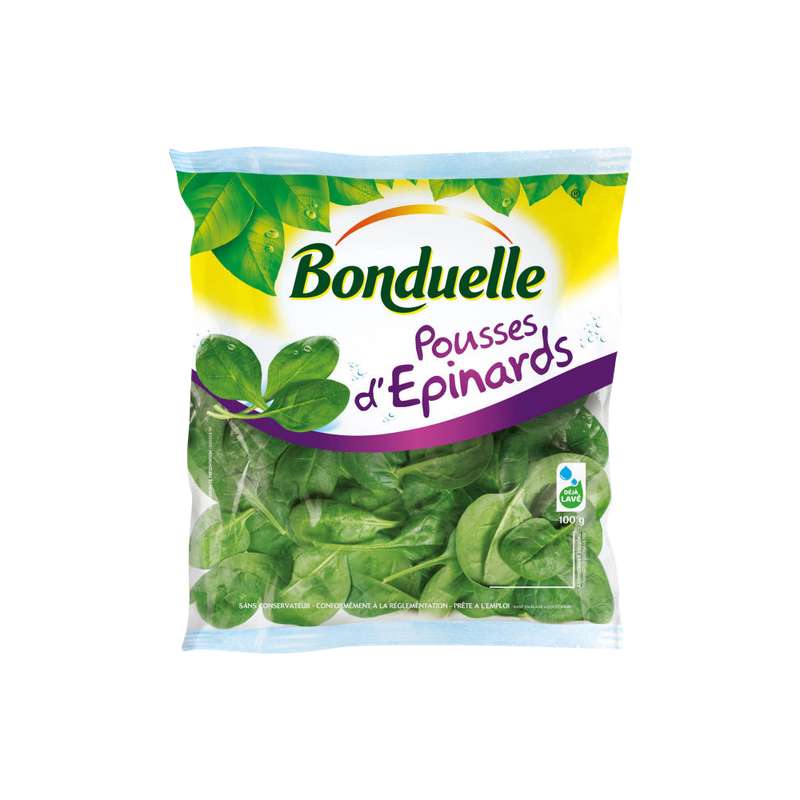 BONDUELLE Épinards en Branches Conserve 400g