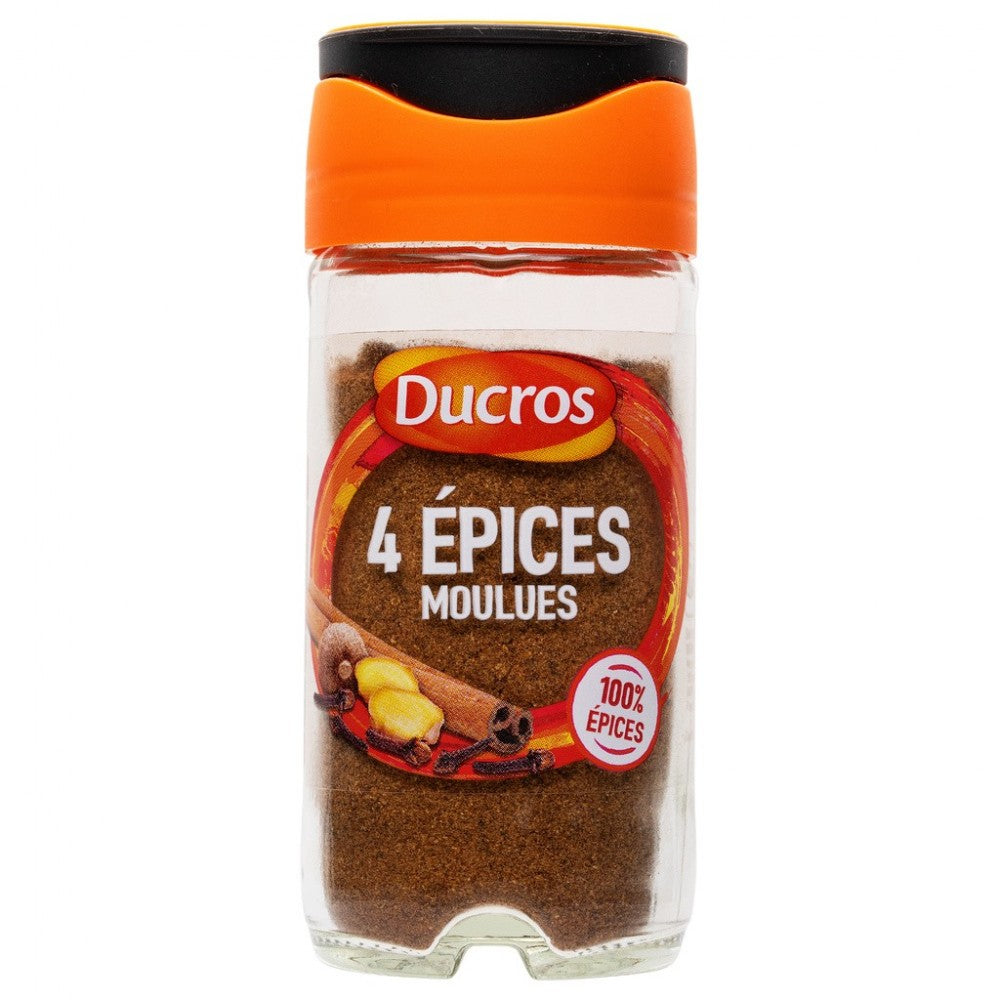 DUCROS 4 Épices Moulues Flacon 37 g