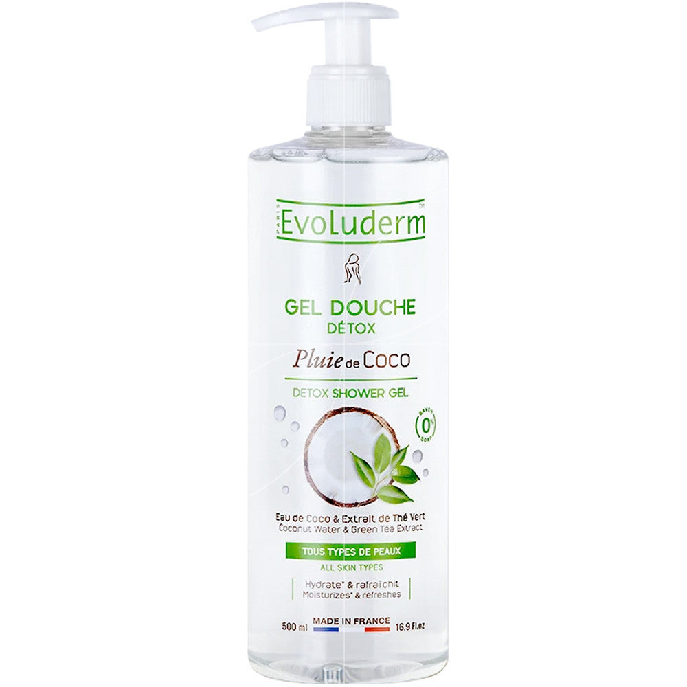 EVOLUDERM Gel Douche Pluie de Coco 500 ml