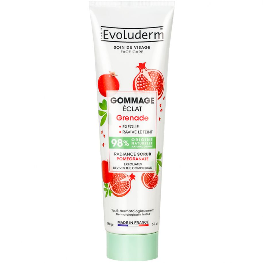 EVOLUDERM Gommage Visage Éclat Grenade 150 g