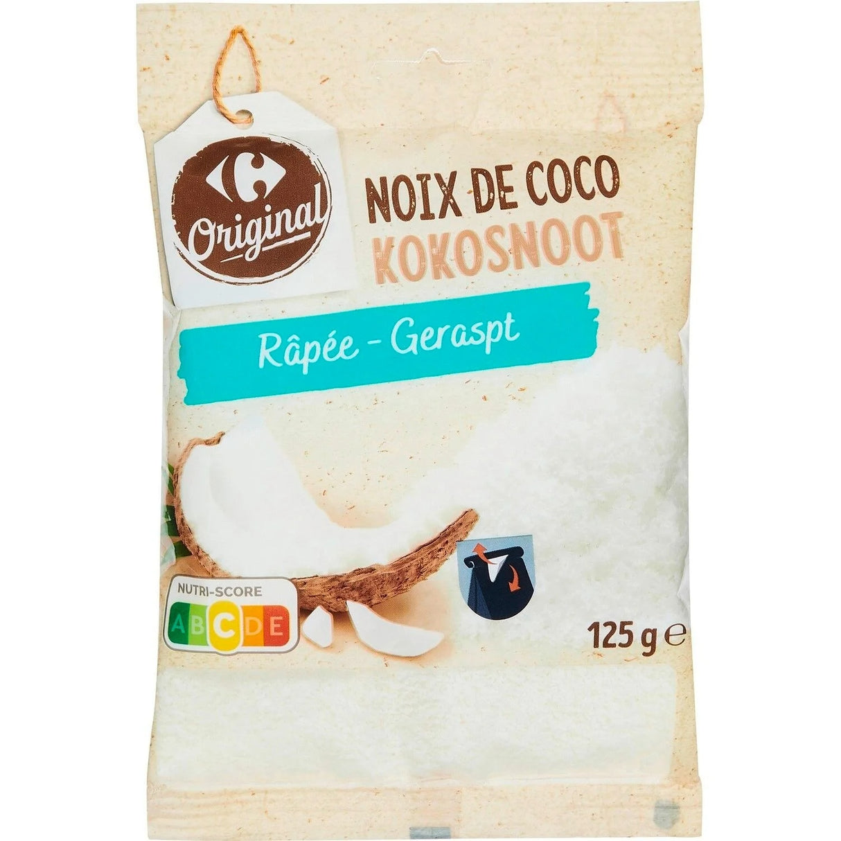 CARREFOUR Noix de Coco Râpée 125 g