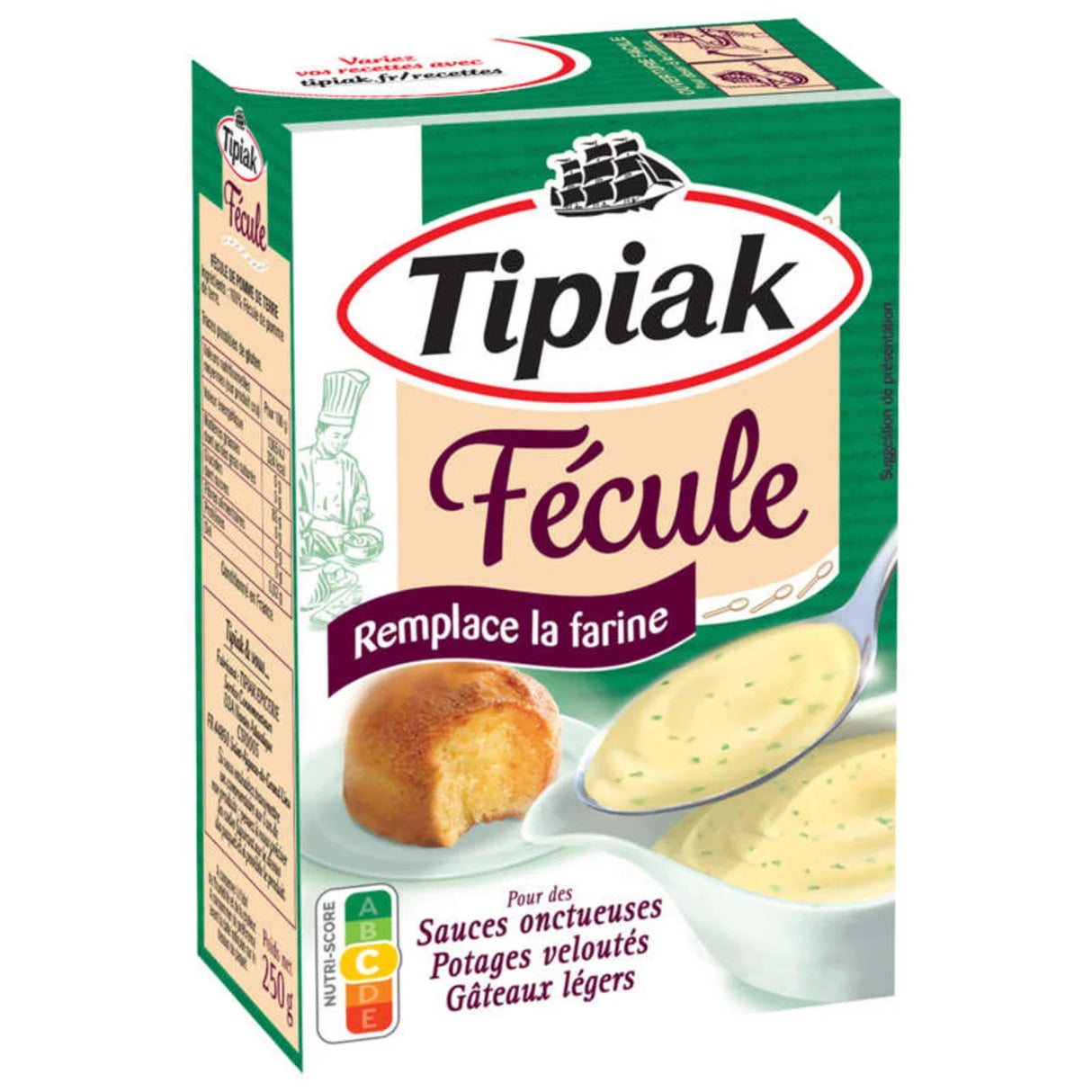 TIPIAK Fécule de Pomme de Terre 250 g