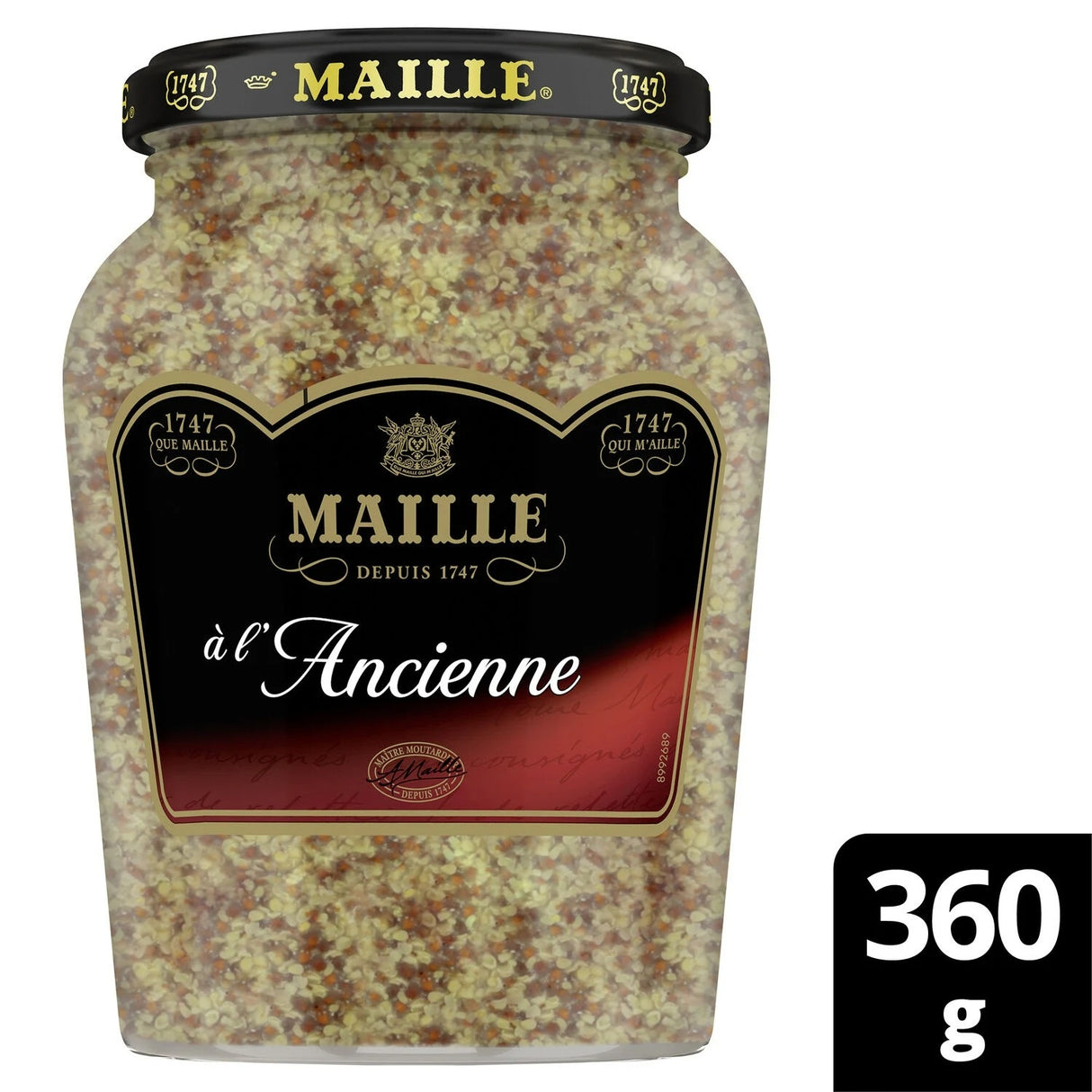 MAILLE Moutarde à l'Ancienne 360 g