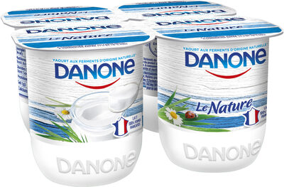 DANONE Yaourt Nature Pack de 4 x 125 g