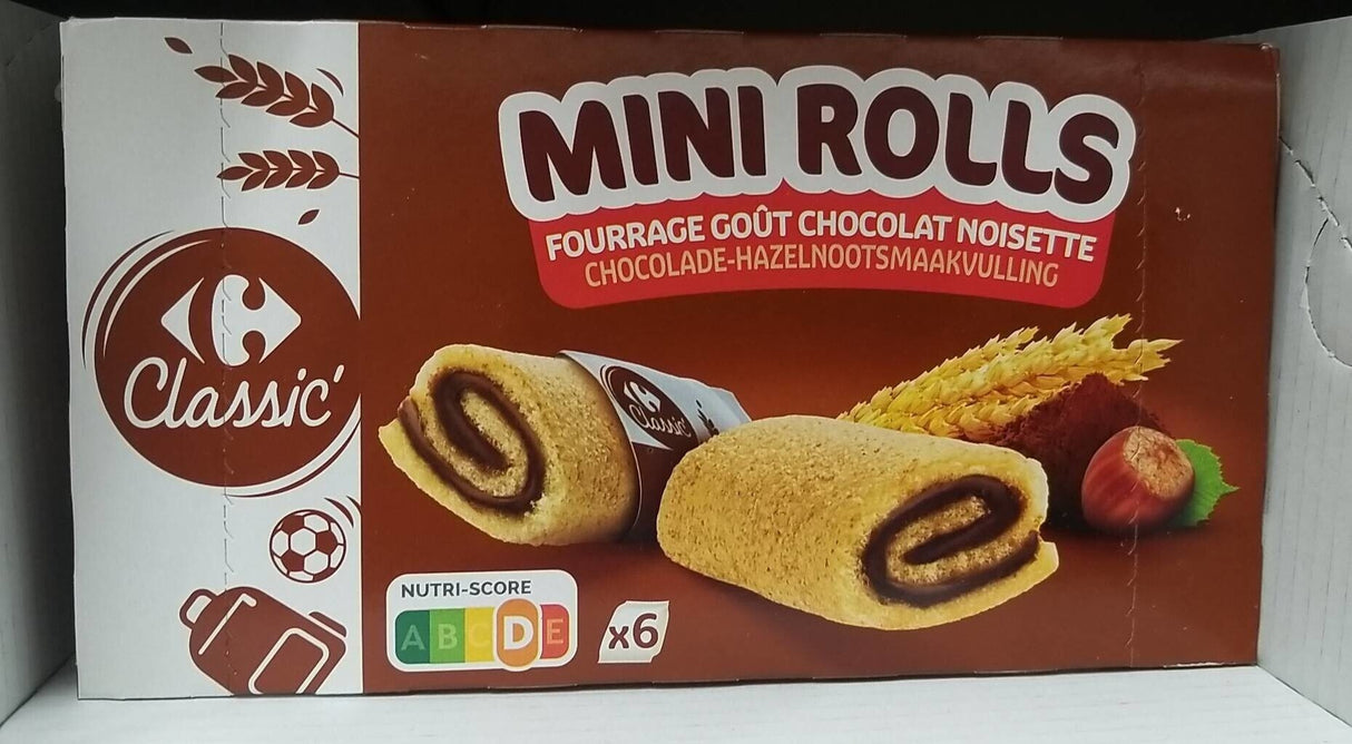 CARREFOUR CLASSIC Mini Roulés Chocolat 150 g